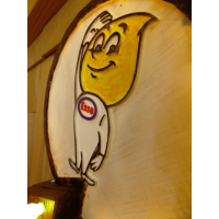 Historisch replica reclamebord Esso